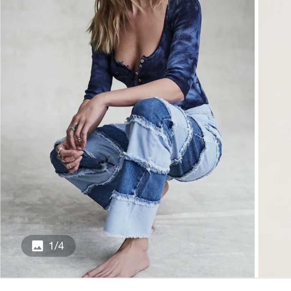 Free People Ragged Jeans - Picture 12 of 15